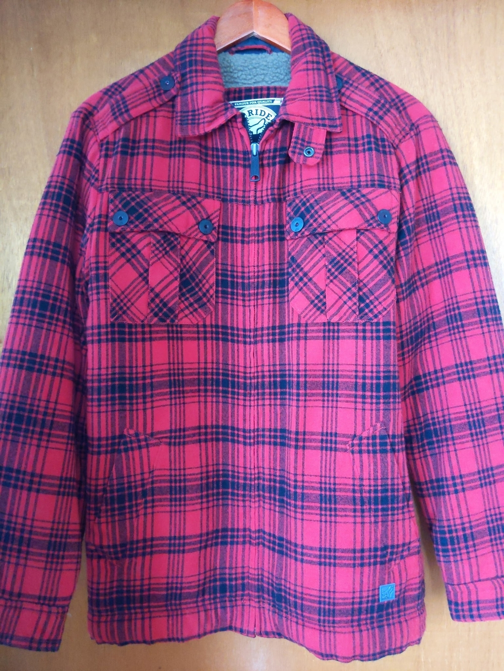 Fox Riders Plaid Coat Jacket